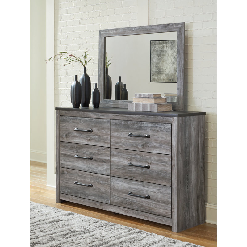 Commode et miroir Bronyan, Gris