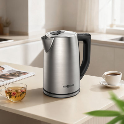Temperature Control Electric Tea Kettle, 6 Precise Presets, 1.7L Food Grade Stainless Steel Hot Water Boiler, 1500W Fast Boil with Strix Thermostat for Green Tea, Oolong & Coffee
