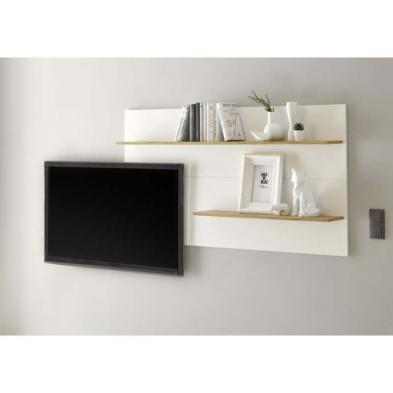 Brookhn, White/Nature, 170cm H x 150cm W x 18cm D