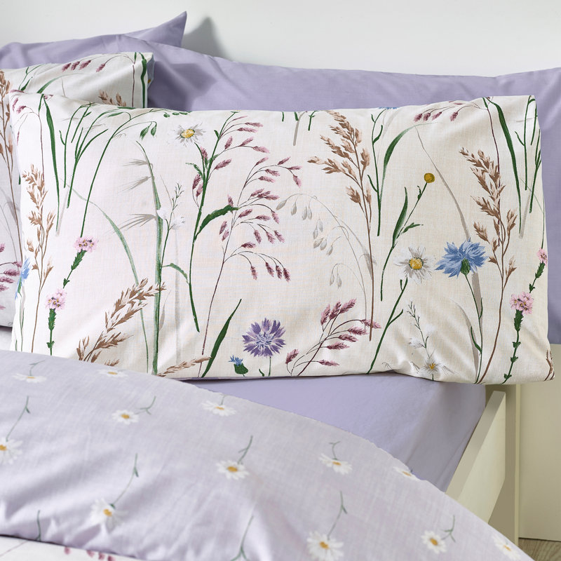 Grasmere Floral Reversible Duvet Cover Set, Double Duvet Cover + 2 Standard Pillowcases