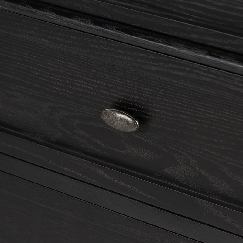 Toulouse 6 - Drawer Dresser, Distressed Black