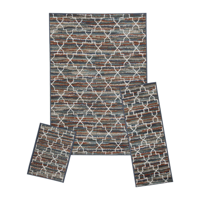 Geometric Indoor Rug, 60" W x 84" L