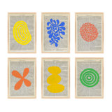 Botanicals Set Of 6 Print by Michela Sorrentino