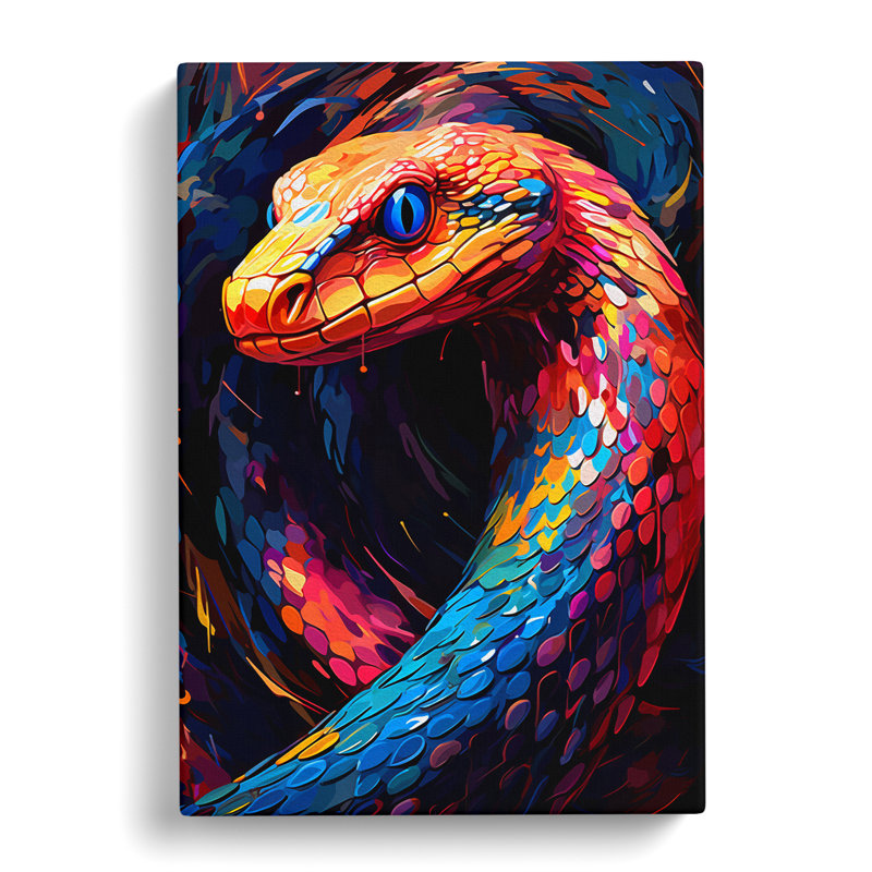 Python Abstract - Print, 60cm H x 40cm W x 3cm D