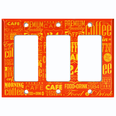 Food & Beverage 3 - Gang Rocker Standard Wall Plate
