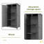 Armoire de rangement au sol en bois, armoire de rangement autoportante-1384146126