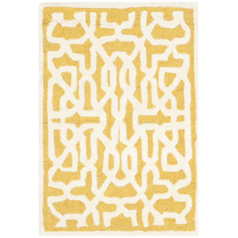 Tapis en laine touffeté à la main Cannen, Rectangle 2 pi x 3 pi