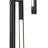 Modern Floor Lamp With Rotating LED Arms And Dimmer, 72 Inch Black