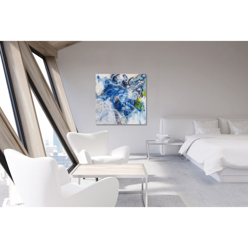 Rose Quartz - Artist Enhanced Canvas Print, 12" H x 12" W x 1" D, Unframed