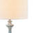 61.25'' Rustic Distressed Blue Floor Lamp With Drum Shade
