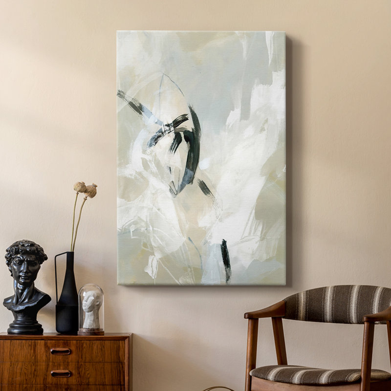 Scribble Veil II -Custom Wrapped Gallery Cavas