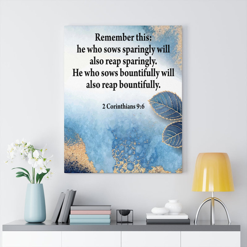 Reap What You Sow 2 - Wrapped Canvas Print, 16" H x 12" W x 1.25" D