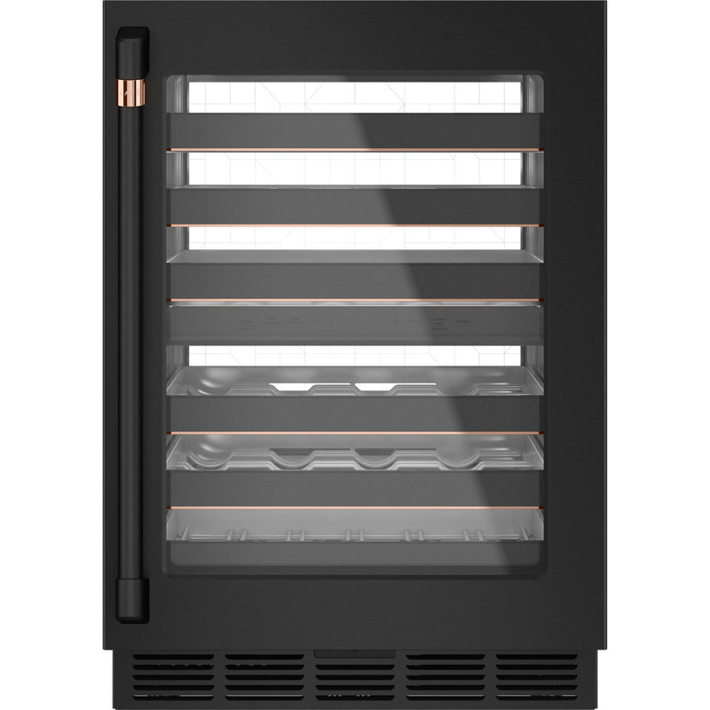 Undercounter Refrigerator Bar Pull, Flat Black