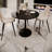 Shrivastava Mid Century Modern Dining Table/Coffee Table with Round Top & Pedestal Base, Functional Table for Kitchen, Dining & Living Room, Perfect for Breakfast Nooks & Kitchens-1956970002-1956970001