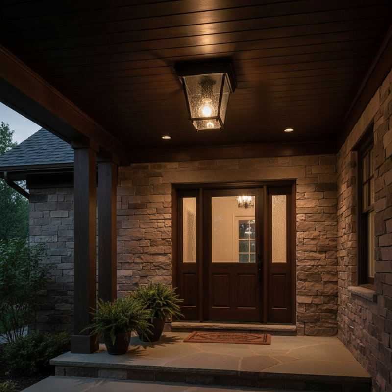Bronze Outdoor Flush Mount