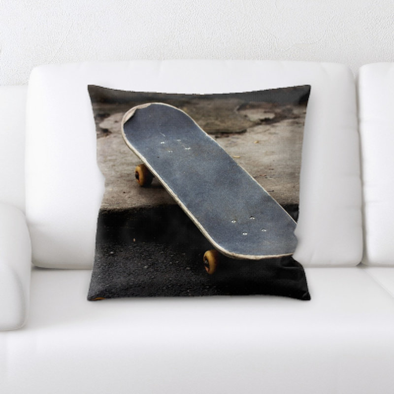 Microsuede Reversible Throw Pillow