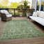 Tapis olive intérieur / extérieur lavable à la machine Xhevrie-257682412