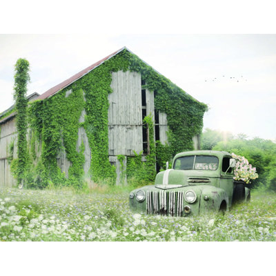 «Overgrown» par Lori Deiter, reproduction d'art sur toile tendue