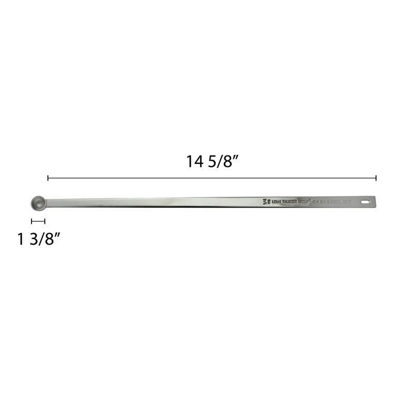 Thunder Group Inc. Stainless Steel Measuring Spoon, 0.88" H x 1.38" W x 16" D