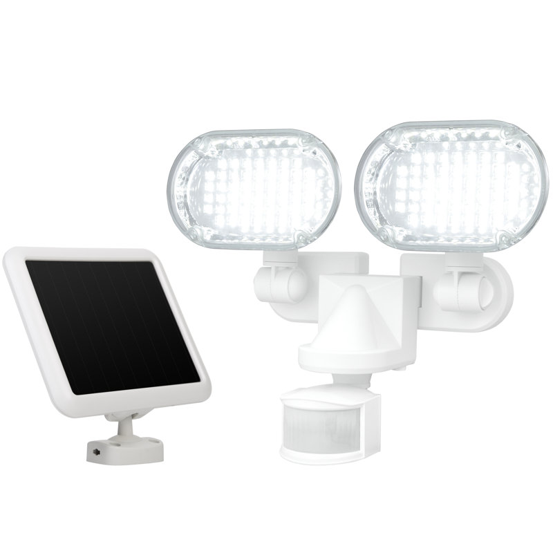 100 LED Solar Motion Activated Security Light with Corner Mount Feature