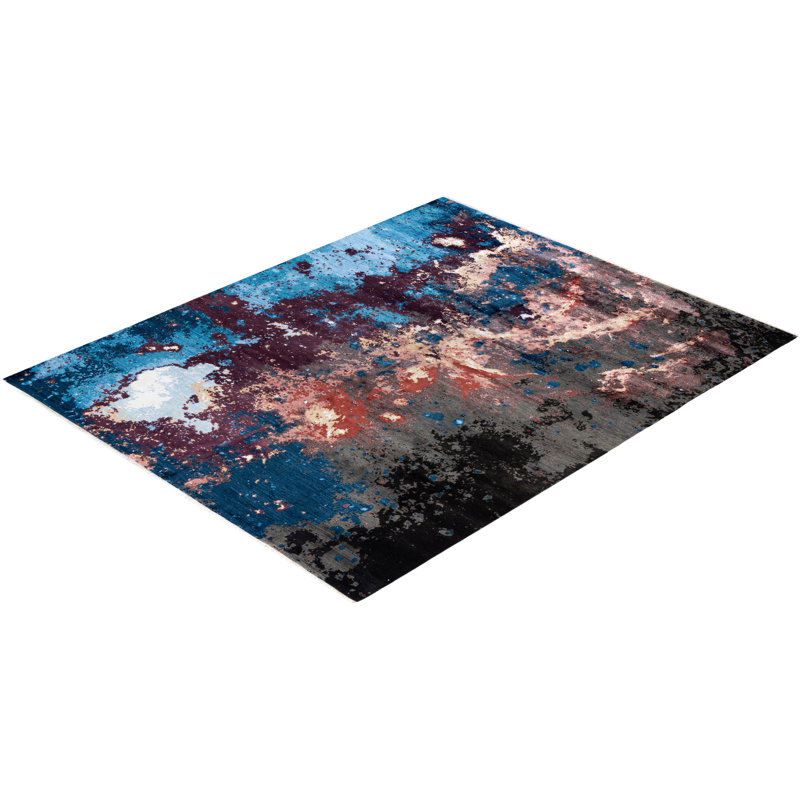 Overdyed One-of-a-Kind 8' 2" X 10' 2" Hand Knotted Area Rug