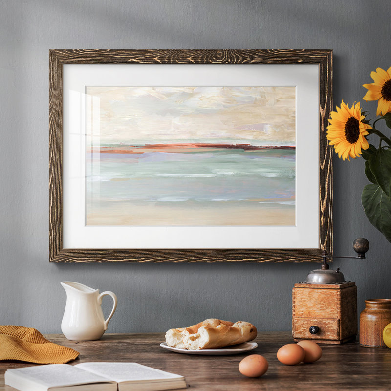 Sienna Horizon I - reproduction de cadre photo simple, Noyer, H 22 po x l 32 po x P 1,5 po