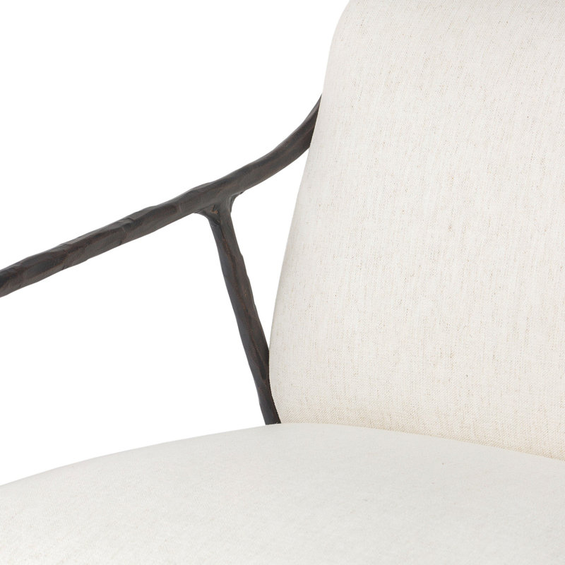 Cassidy Chair-Crypton Nomad Snow, Nomad Snow Crypton Performance Chenille