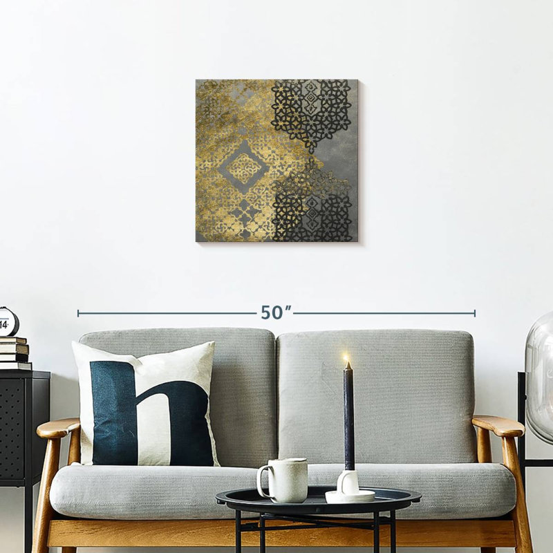 Kerner Golden Filigree I, 20" H x 20" W