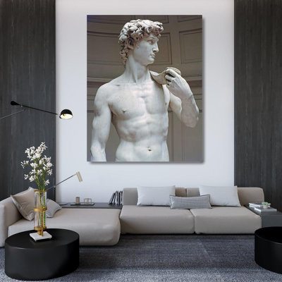 Lark Manor™ Michelangelo Gallery Wrapped Canvas Art Titled: David (Detail I)