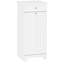 White Mdf Tilt-out Laundry Hamper Cabinet
