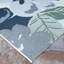 Tapis d'intérieur tissé à plat gris Dimmick-25441430