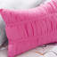 Édredon simple / simple TG avec imprimé floral asymétrique et coussins décoratifs, motif pour une chambre de rêve