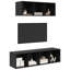 TV Cabinet Set Wall-Mounted 2 Pcs 37 X 37 X 142.5 Cm-381140630