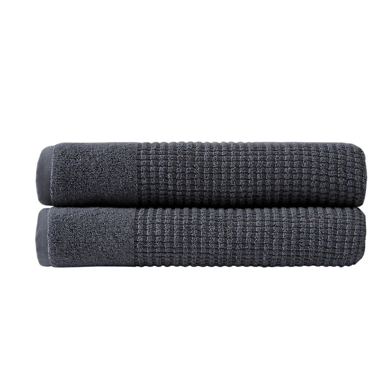 Earline Midweight Bath Towel, Gray