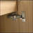24"Wall-Mounted Bathroom Vanity Whit Ceramic Sink