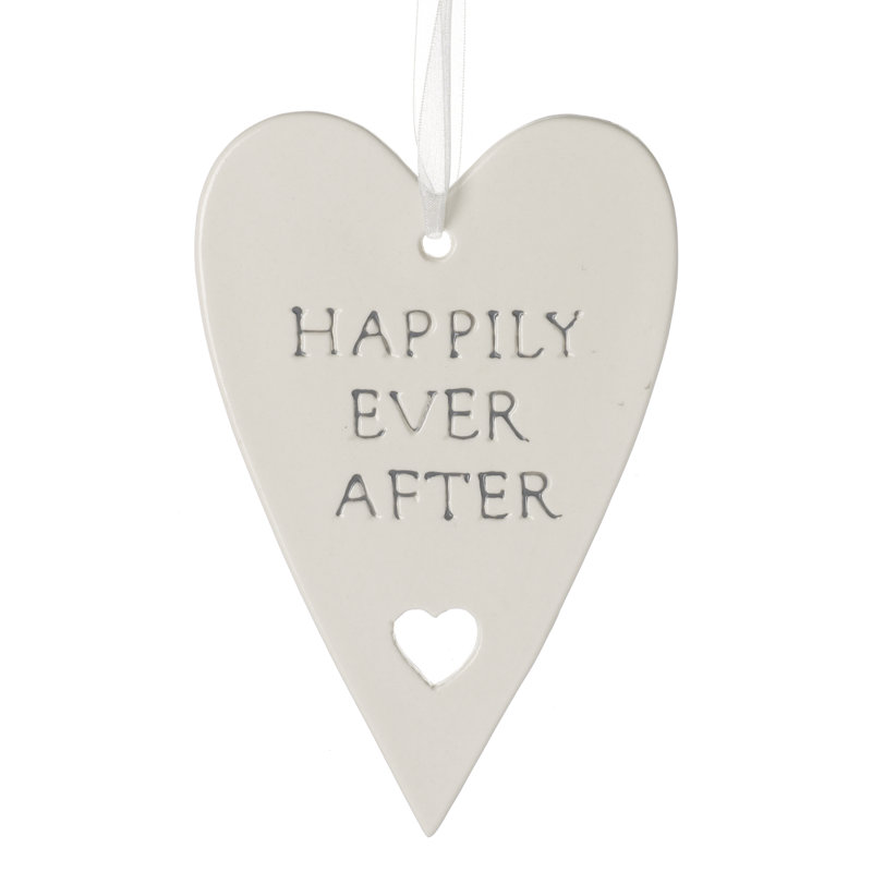 Happily Ever After 15cm Handmade Ceramic Holiday Shaped Ornament
