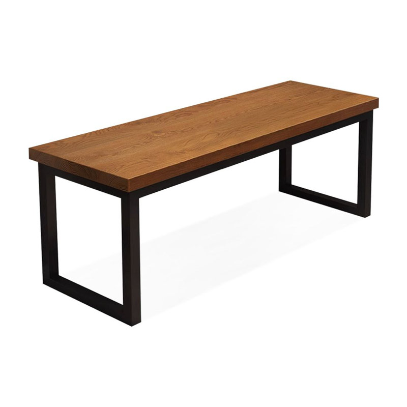 Walnut Rectangular Solid Wood Writing desk, 29.53" H x 78.74" W x 27.56" D