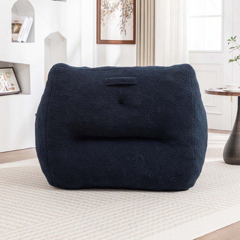 Fauteuil à billes Comfy Lazy Bean Bag, Bleu très foncé