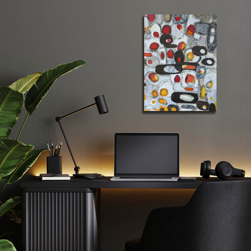 «Fruit Collage 1» par Coco Good, art mural en verre acrylique, H 16 po x l 12 po x P 0,13 po