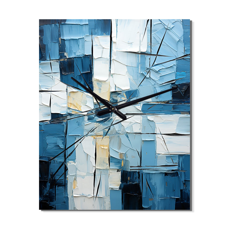 Aleyana - Horloge murale formes abstraites, Petit