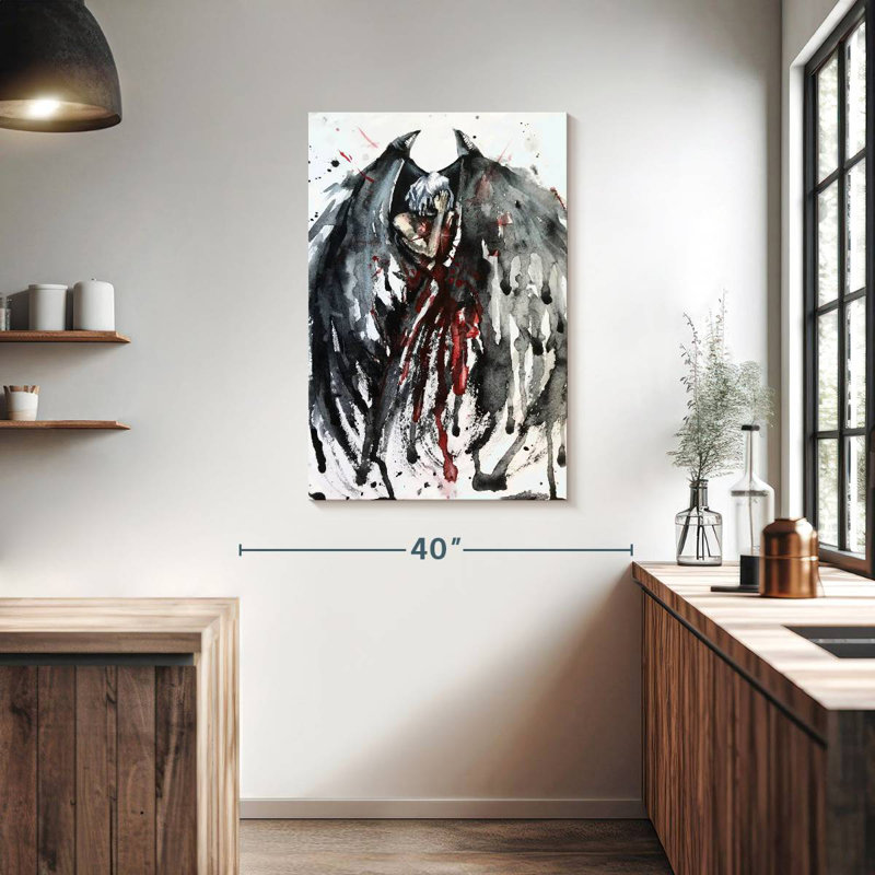 Kelan Crying Angel, 39" H x 26" W