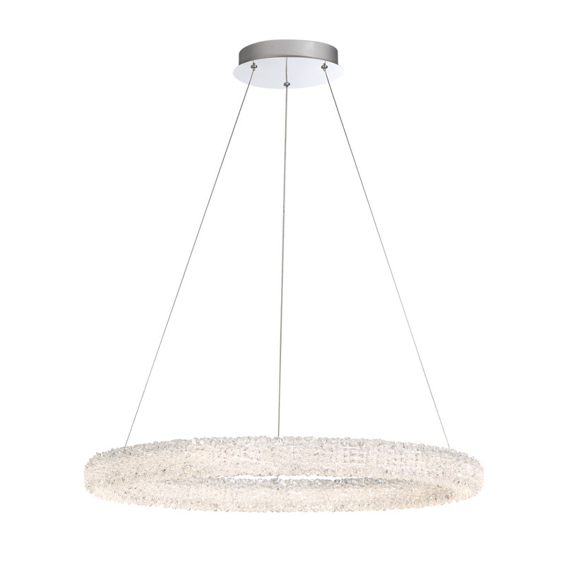 Lustre à 1 lumière unique / remarquable à DEL Sassi