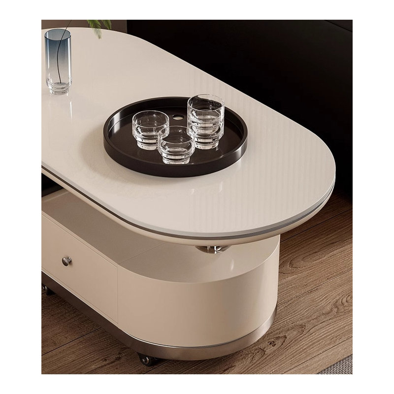 Table basse Italian Light Luxury, Gris