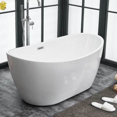 Ardis 54'' x 29'' Soaking Acrylic Bathtub