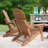 Plastic Folding Adirondack Chair with Adjustable Backrest-1633152391