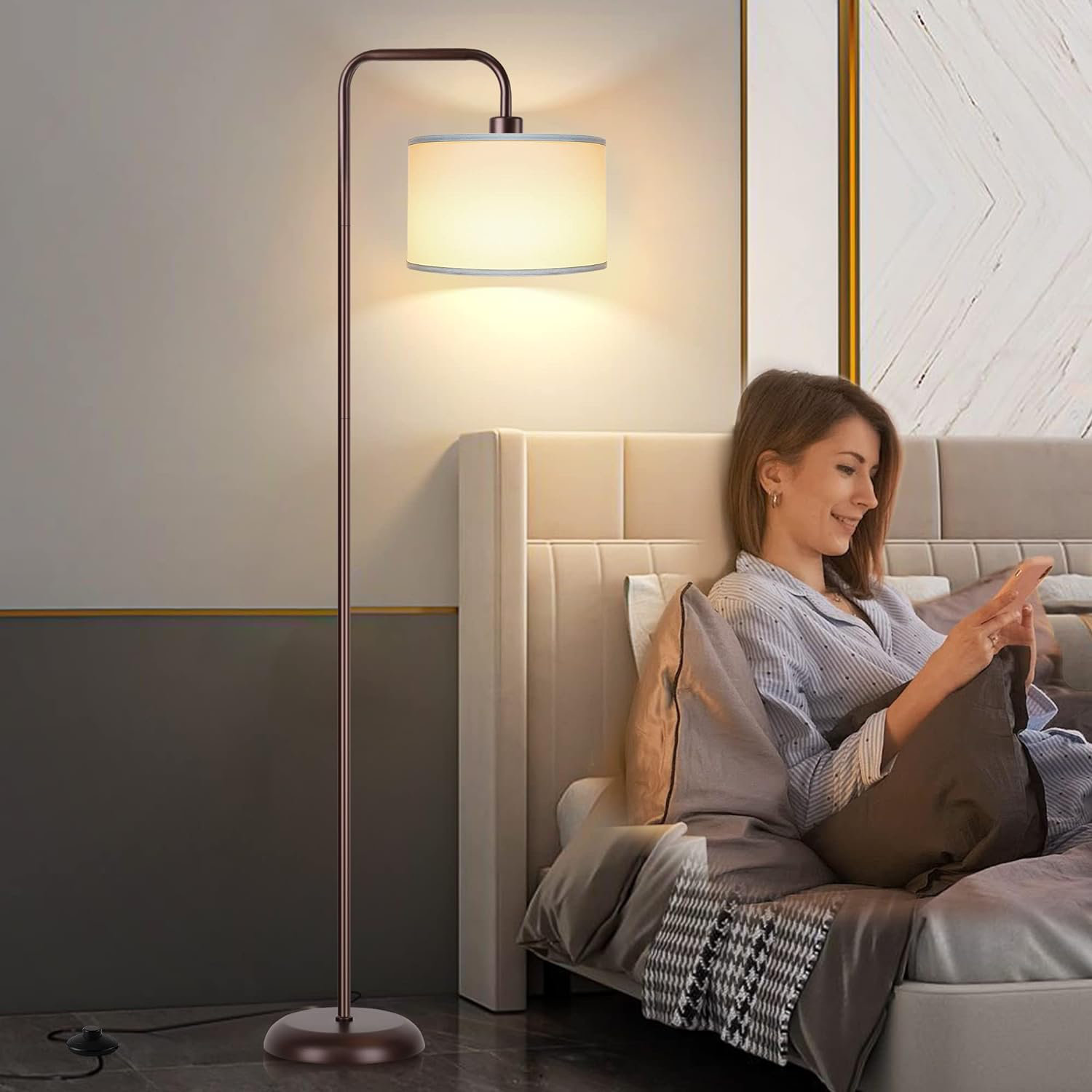 Leo arc deals floor lamp