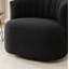 Fauteuil demi-tonneau pivotant rembourré Musaab-1129483439