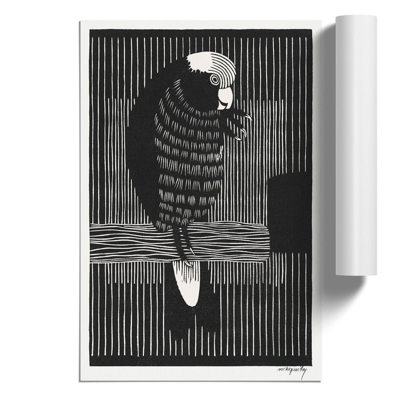 Galah Cockatoos by Samuel de Mesquita - Frameless Print, 42cm H x 30cm W x 0.1cm D