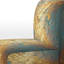 Fauteuil de chambre en velours de 21 po de largeur