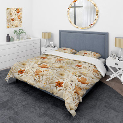 Botanical Impressions II Floral Duvet Cover